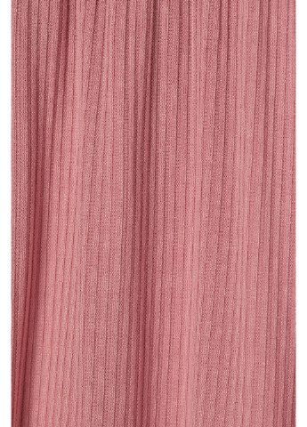 Штани H&M однотонні темно-рожеві