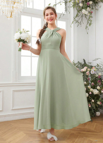 Зелёное платье SHEIN (342964790)