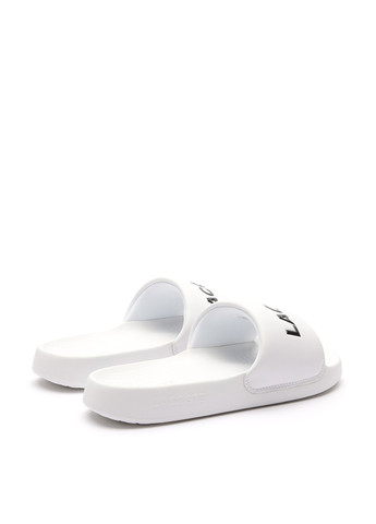 Белые кэжуал шлепанцы Lacoste