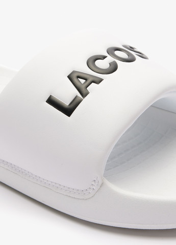 Белые кэжуал шлепанцы Lacoste