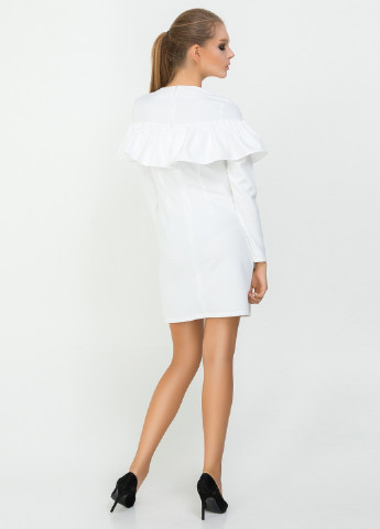 Білий коктейльна сукня Azuri