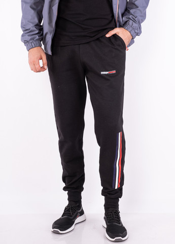 Черные кэжуал, спортивные демисезонные джоггеры брюки Time of Style