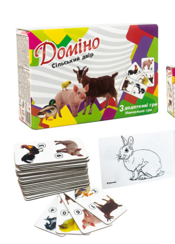 Настільна гра доміно Сільський двір (укр.) 30766 NaNa (253925877)