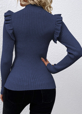 Темно-синий демисезонный джемпер джемпер SHEIN