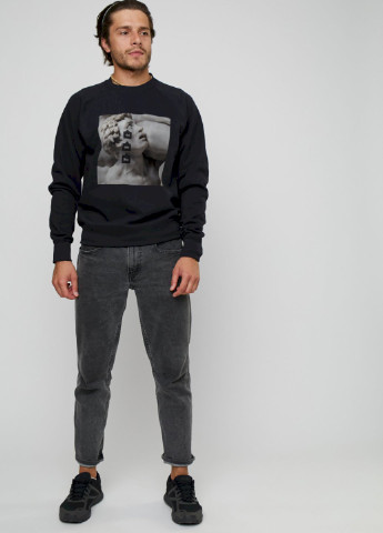 Черный свитшот мужской YAPPI (198688862)