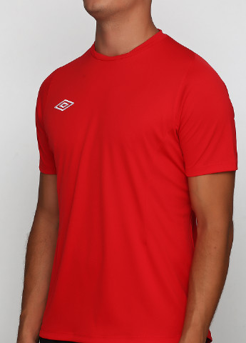 Красная футболка с коротким рукавом Umbro