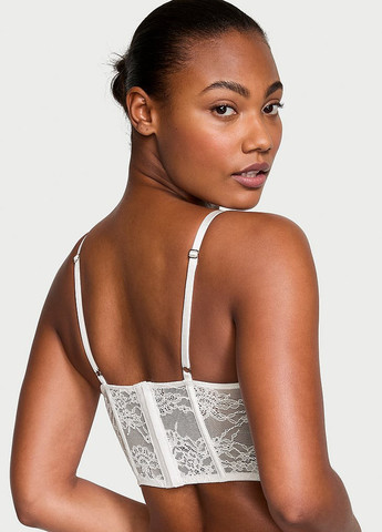 Молочний демісезонний комплект (бюстгальтер, трусики) Victoria's Secret