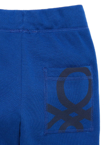 Светло-синие кэжуал демисезонные брюки зауженные United Colors of Benetton