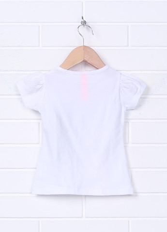 Белая летняя футболка с коротким рукавом Vinrose