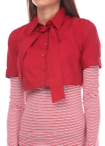 Красная демисезонная блуза Moschino