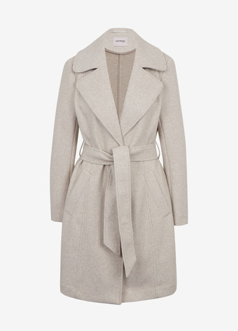 Светло-бежевое демисезонное Пальто однобортное Orsay