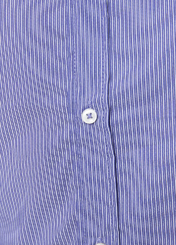 Синяя кэжуал рубашка в полоску United Colors of Benetton
