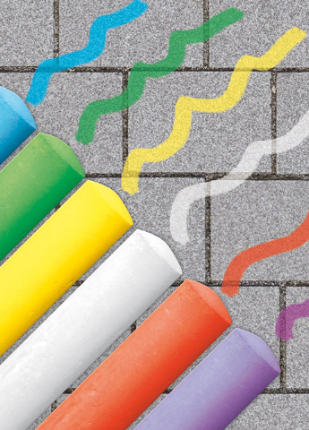 Набір крейд для асфальту (6 кольорів) Ses Creative (140924374)