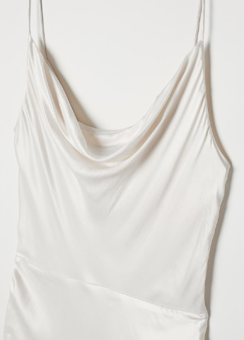 Молочна кежуал плаття, сукня H&M однотонна