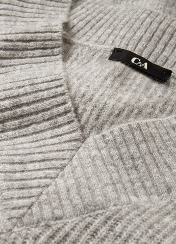 Сіра кежуал сукня сукня светр C&A меланжева