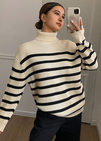 Світло-бежевий демісезонний светр SHEIN