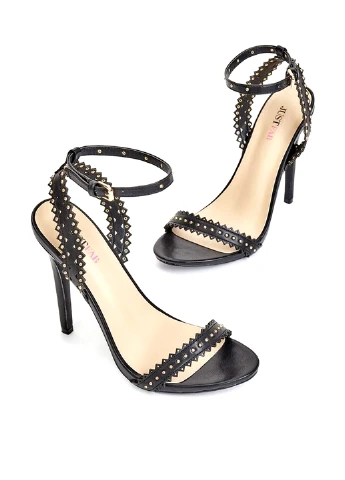 Черные босоножки JustFab с ремешком