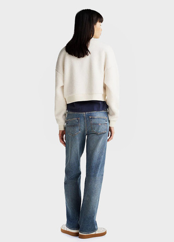 Білий світшот Tommy Jeans логотип без декору (315017959)