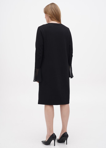Черное кэжуал платье Wallis однотонное