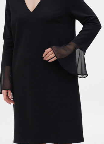 Черное кэжуал платье Wallis однотонное