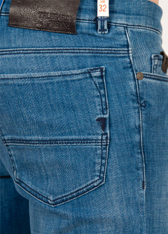 Синие демисезонные джинсы Trussardi Jeans