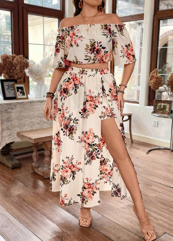 Костюм (топ, спідниця) SHEIN (343316508)