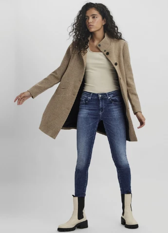 Светло-коричневое демисезонное Пальто Vero Moda