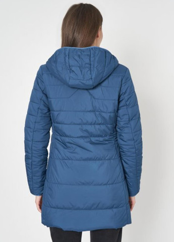 Синяя демисезонная куртка 32k1556-m928 CMP WOMAN JACKET LONG FIX HOOD