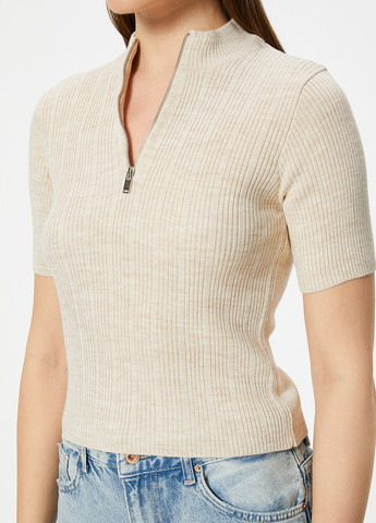 Бежевый демисезонный свитер KOTON