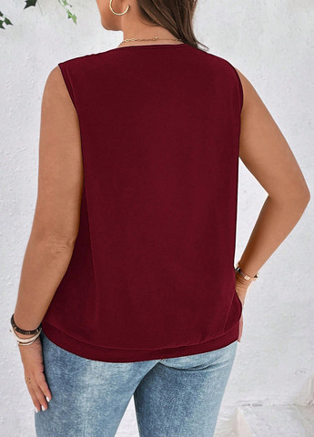 Бордова блуза SHEIN