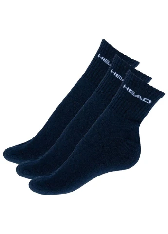 Сині шкарпетки short crew unisex 3-pack 35-38 blue 771026001-321 Head логотипи (253683978)