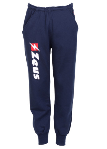 Темно-синие спортивные демисезонные зауженные брюки Zeus