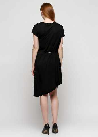 Чорна кежуал сукня, сукня Zalando однотонна