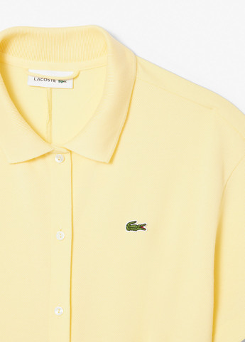 Жовтий кежуал сукня поло, кльош Lacoste однотонна