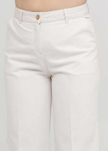 Светло-серые джинсовые демисезонные кюлоты брюки Kookai