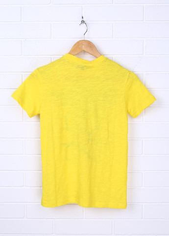 Желтая летняя футболка Guru
