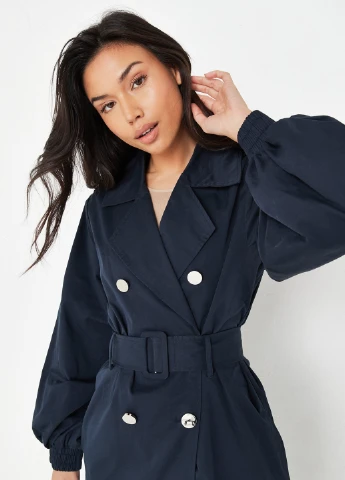 Плащ Missguided тренчкот на пуговицах демисезон (276135087)