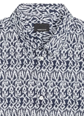 Черно-белая рубашка H&M