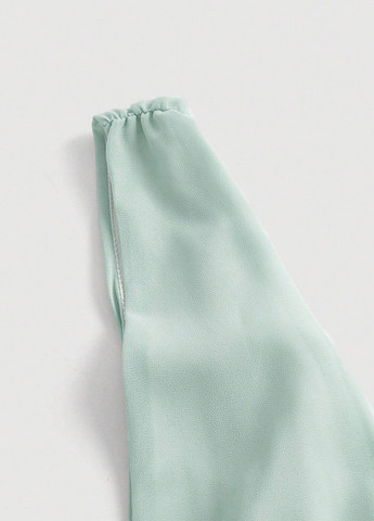 М'ятна кежуал, коктейльна сукня бебі долл SHEIN однотонна