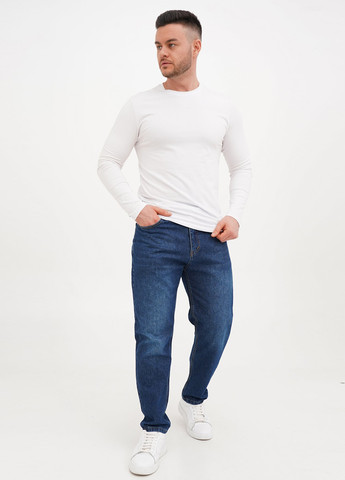 Темно-синие демисезонные зауженные джинсы Trend Collection