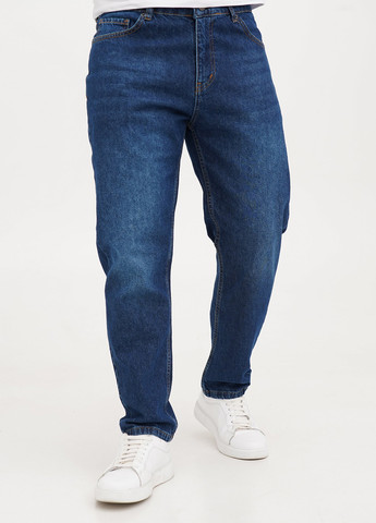 Темно-синие демисезонные зауженные джинсы Trend Collection