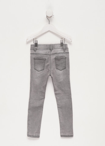 Серые демисезонные скинни джинсы Gemo