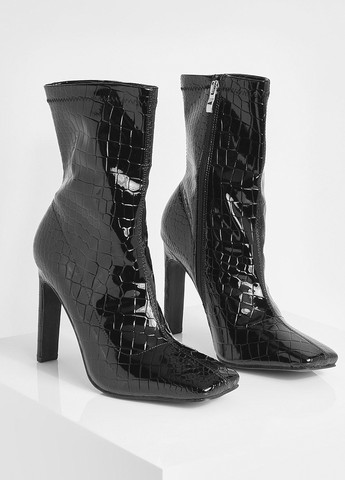 Черные демисезонная ботильоны Boohoo