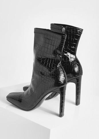 Черные демисезонная ботильоны Boohoo