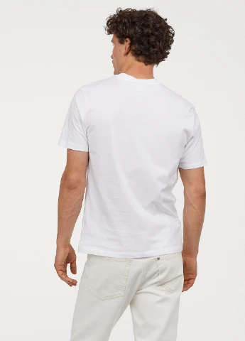 Белая футболка H&M
