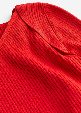 Красный демисезонный свитер H&M