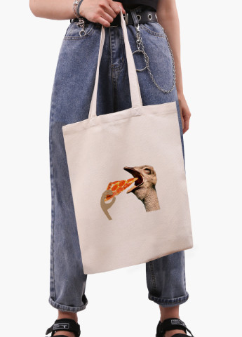 Эко сумка шоппер белая Птицы SWAG (9227-1541-WT) Еко сумка шоппер біла 41*35 см MobiPrint (215943726)