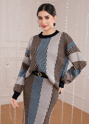 Костюм (свитер, юбка) SHEIN (311677203)
