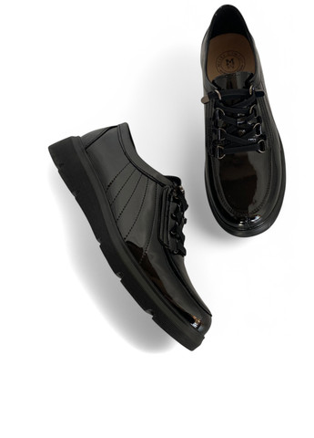 Meego Туфлі чорний з натуральна шкіра, румунія — демісезон (322090488)