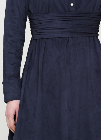 Темно-синя кежуал плаття, сукня сорочка Only однотонна